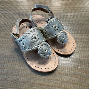 Jack Rogers Girls “Jack” Sandal- 5c